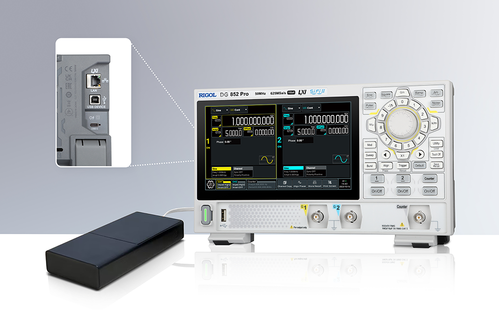 Rigol DG852 Pro 50MHz 2-Ch Waveform Generator