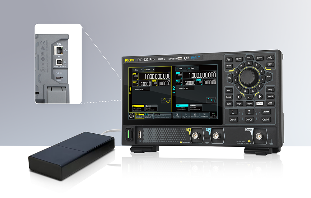 RIGOL Waveform Generator DG912 Pro - 150 MHz, 2 Channels, 1.25 GSa/s